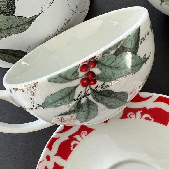 BARNES & NOBLE Fringe Tea for One 4 Piece Set in Original Box - Picture 4 of 11